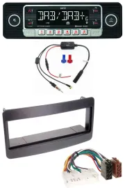 Dietz MP3 DAB Bluetooth USB Autoradio für Toyota Celica, MR2 - schwarz