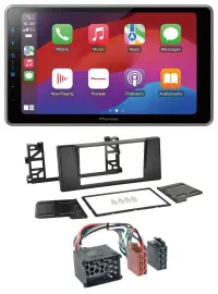 Автомагнитола Pioneer 2DIN MP3 USB DAB Bluetooth для BMW 5 (E39) и X5 (Rundpin)