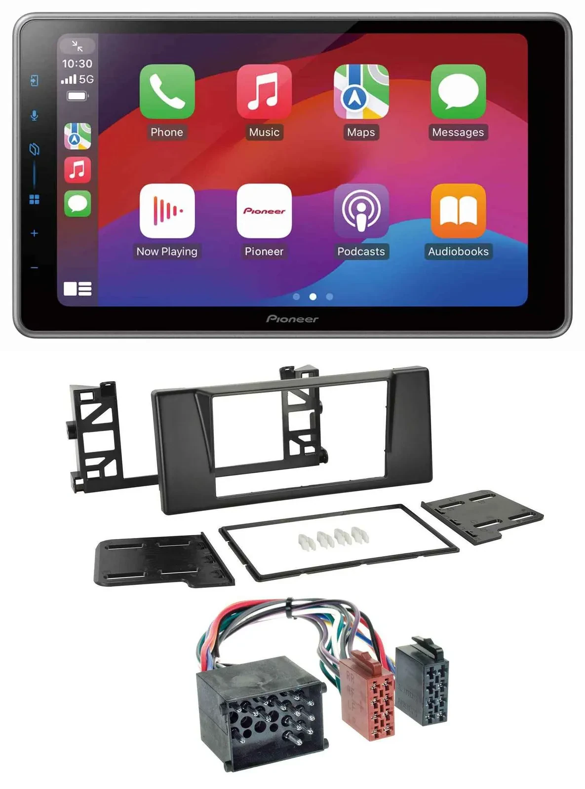 Автомагнитола Pioneer 2DIN MP3 USB DAB Bluetooth для BMW 5 (E39) и X5 (Rundpin)