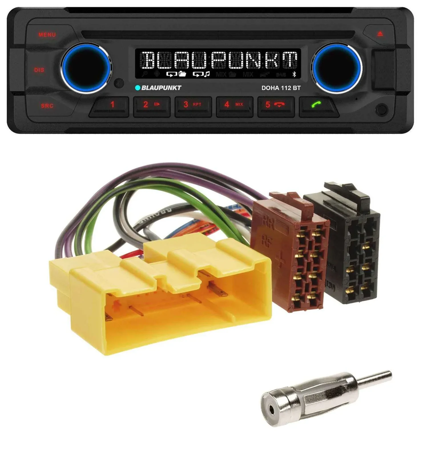 Blaupunkt AUX MP3 CD Bluetooth USB Autoradio für Mazda MX-5 (2000-2005)