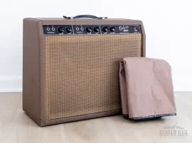 1962 Fender Deluxe 6G3 Brown Panel Pre-CBS Vintage Tube Guitar Amp 1x12