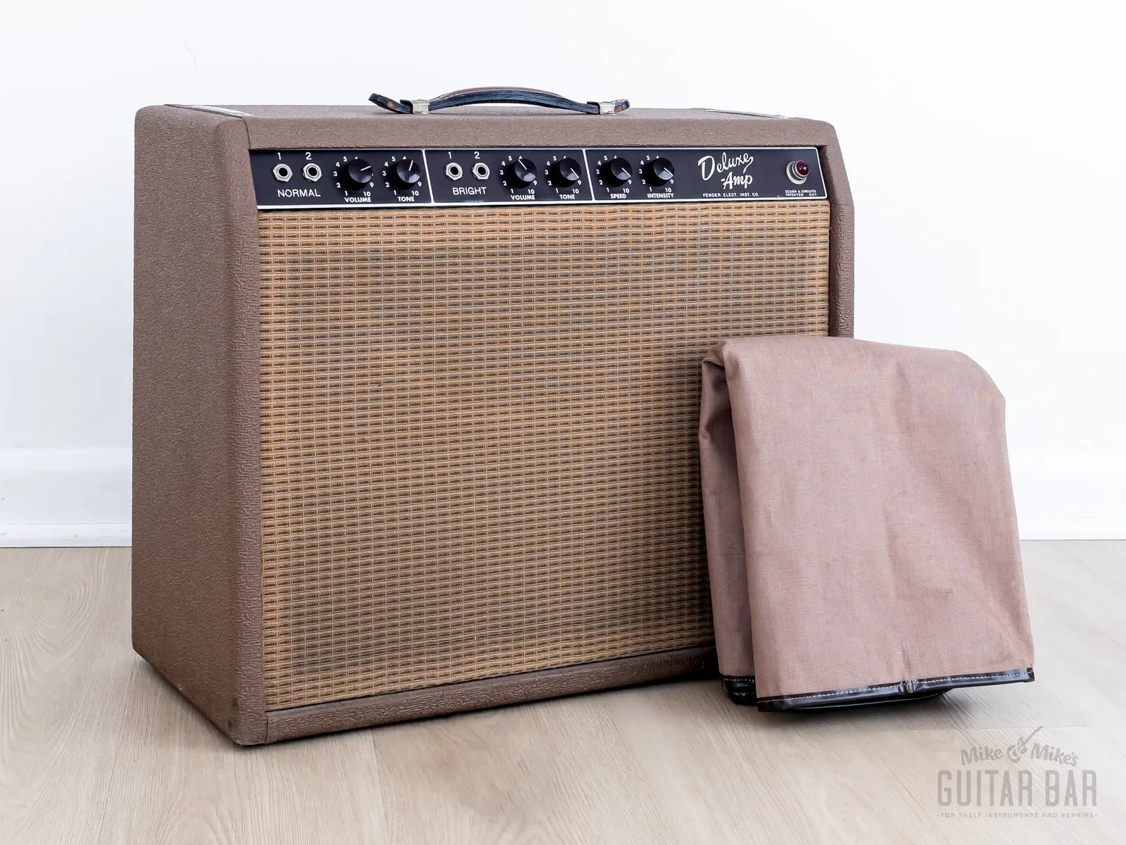 1962 Fender Deluxe 6G3 Brown Panel Pre-CBS Vintage Tube Guitar Amp 1x12