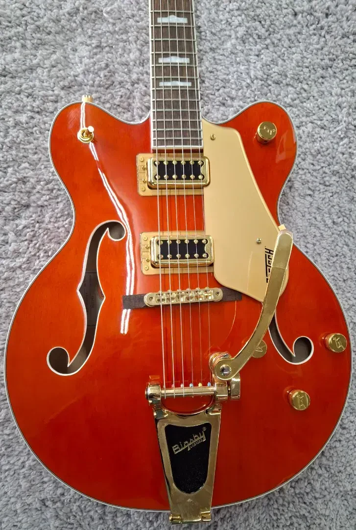Gretsch G5422TG Classic Electromatic Hollow-Body w/Bigsby, Orange Stain - Demo