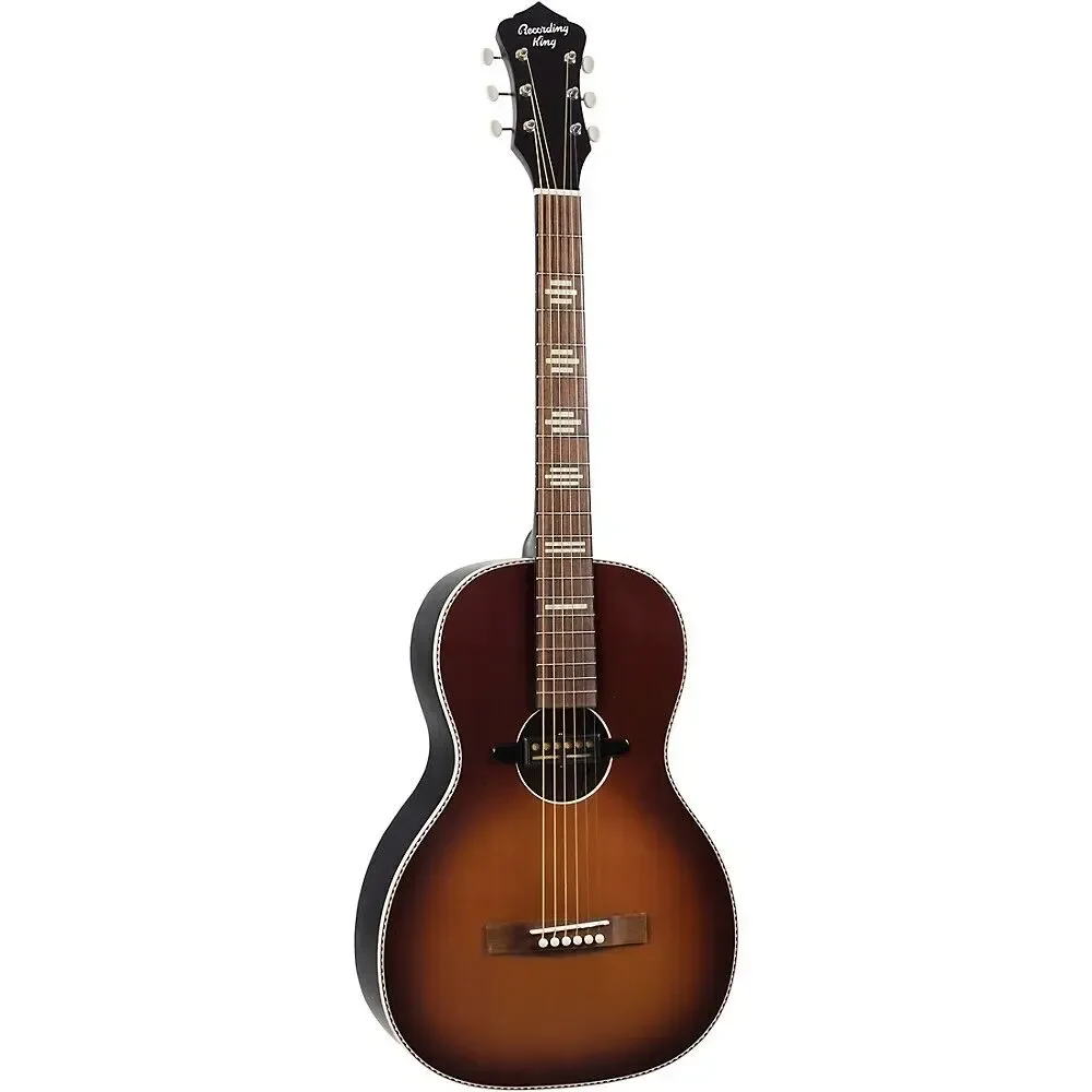 Электроакустическая гитара Recording King RPS-7-E Dirty 1930s Single 0 Parlor Tobacco Sunburst