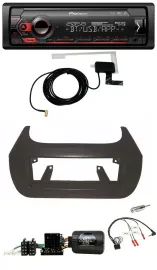 Pioneer DAB USB Lenkrad Bluetooth Autoradio für Citroen Nemo Fiat Fiorino Peugeo