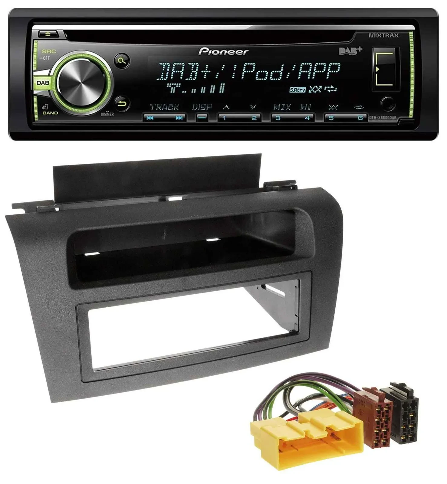 Pioneer DAB USB MP3 AUX CD Autoradio für Mazda 3 (2004-2008)