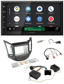 Kenwood DAB Bluetooth USB Lenkrad 2DIN Autoradio für Chevrolet Orlando 2011-2018