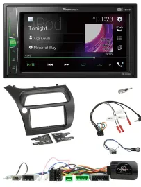Pioneer 2DIN Lenkrad DAB USB Bluetooth Autoradio für Honda Civic 2006-2012