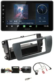 Kenwood Lenkrad Bluetooth USB DAB Autoradio für Seat Ibiza azabacheschwarz