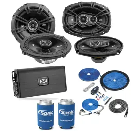 Комплект автоакустики Kicker DSC650 + 6x9 + NVX VADM4 + XK84 SK (набор)