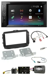 Pioneer Bluetooth Lenkrad USB 2DIN DAB DVD Autoradio für Alfa Giulietta 2013-202
