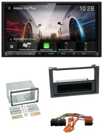 Kenwood MP3 2DIN USB DAB Bluetooth Autoradio für Saab 9.3 Ys3F 2007-2012