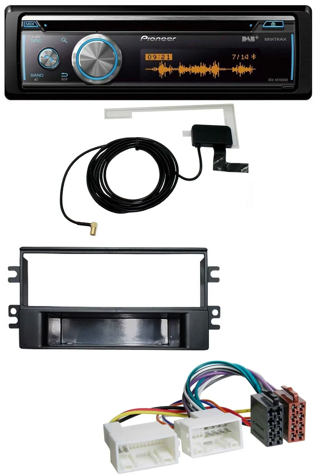 Автомагнитола для Kia Carens (с 2007) Pioneer Bluetooth DAB MP3 USB CD