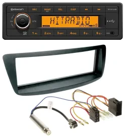 Continental 1DIN USB AUX MP3 Autoradio für Peugeot 107 Citroen C1 Phantomeinspei