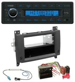 Автомагнитола для Mercedes Vito/Viano (2006–2014) VDO Bluetooth, USB, AUX, MP3, Rubber Touch