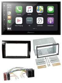 Pioneer MP3 Bluetooth DAB 2DIN USB Autoradio für Fiat Bravo (ab 2007)