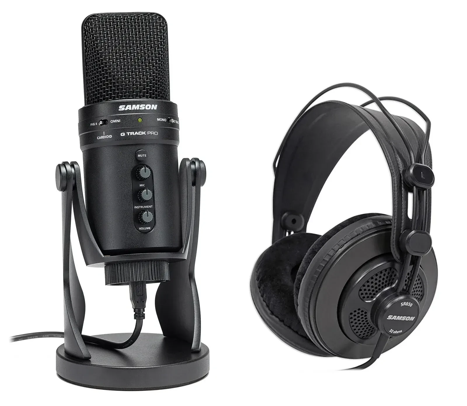 Микрофон USB Samson G-Track Pro (набор) с наушниками