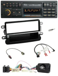 Blaupunkt USB DAB SD Lenkrad Bluetooth Autoradio für Dacia ab 2012 piano schwarz
