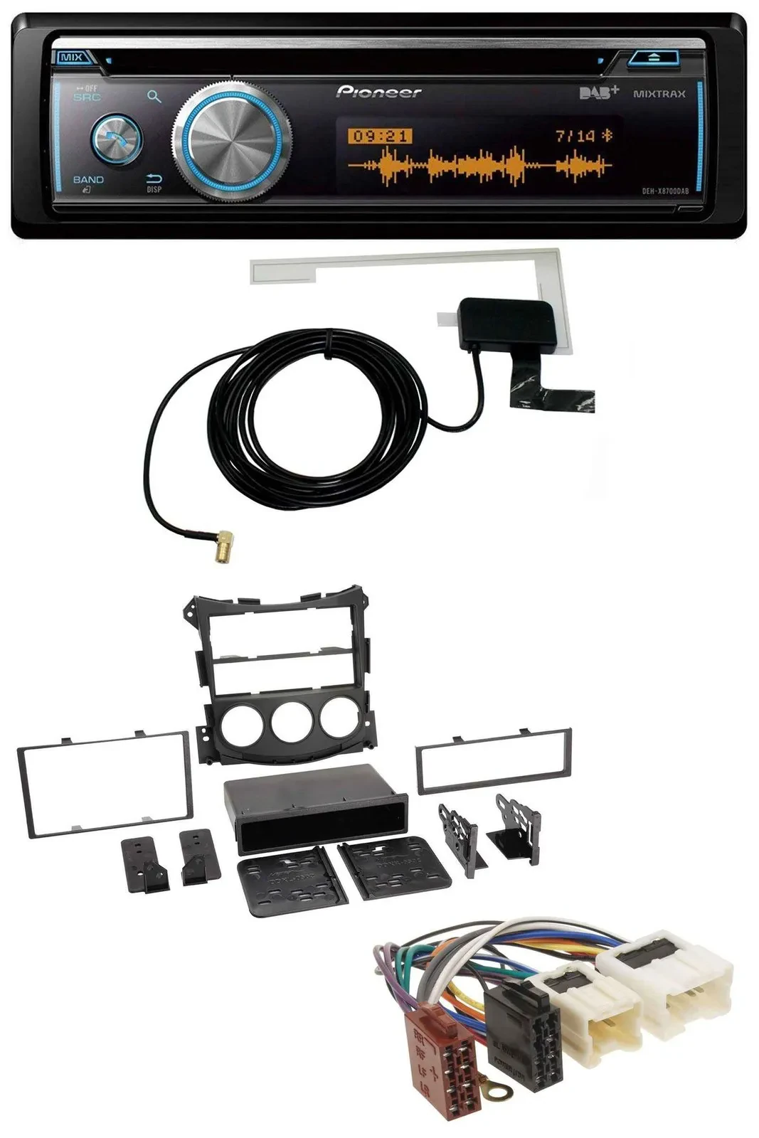 Автомагнитола Pioneer Bluetooth DAB MP3 USB CD для Nissan 370Z (с 2009)