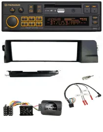 Pioneer DAB Lenkrad USB Bluetooth Autoradio für BMW 3er E46 98-07 Profi Rundpin