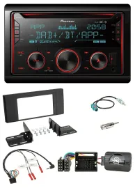 Pioneer 2DIN DAB Lenkrad Bluetooth USB CD Autoradio für Land Rover Range Rover V