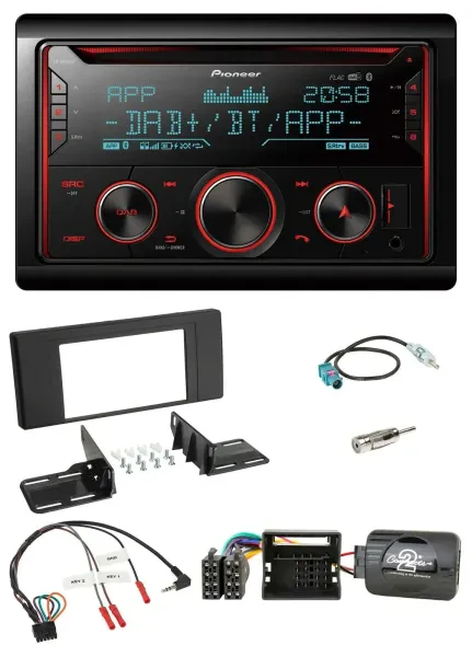 Pioneer 2DIN DAB Lenkrad Bluetooth USB CD Autoradio für Land Rover Range Rover V