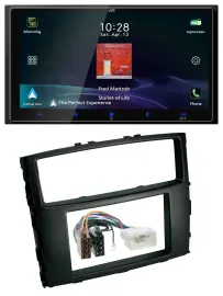 JVC USB Bluetooth 2DIN DAB MP3 Autoradio für Mitsubishi Pajero 2006-2014