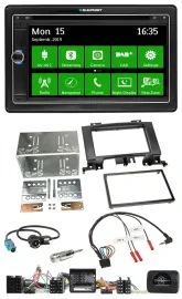 Blaupunkt Bluetooth 2DIN Lenkrad DAB USB TMC Navigation für Mercedes Sprinter Au