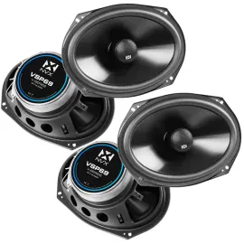 (2-Pairs) NVX VSP69 600W RMS 6x9" V-Series 2-Way Coaxial Speakers
