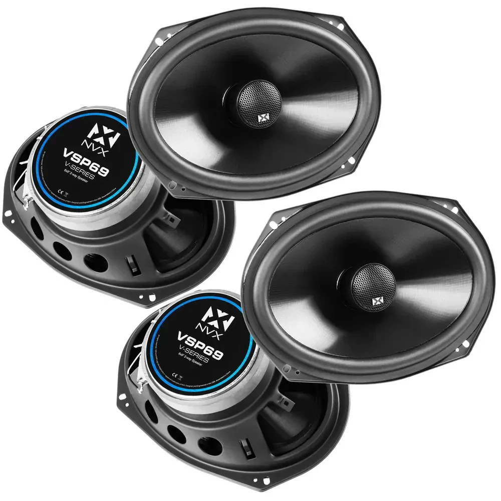 Пассивная акустическая система для автомобиля NVX VSP69 V-Series 6x9" 2‑полосная, коаксиальная, 600 W RMS (набор, 2 пары)