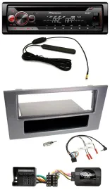 Автомагнитола Pioneer CD/USB, DAB, MP3, для Ford Mondeo 2004–2007, антрацит, совместимая с кнопками на руле