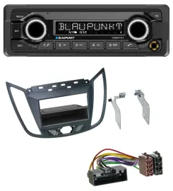 Blaupunkt MP3 Bluetooth USB AUX Autoradio für Ford C-Max / Kuga - dunkelgrau