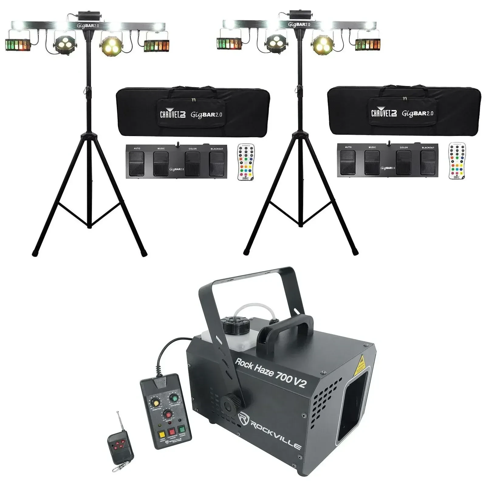 Комплект светового оборудования Chauvet DJ GigBar 2.0 + ROCKHAZE 700