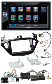 Blaupunkt SD Bluetooth 2DIN MP3 USB Lenkrad Autoradio für Opel Adam Corsa E ab 2