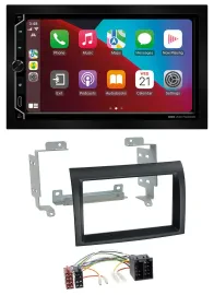 ESX 2DIN DAB USB MP3 Bluetooth Autoradio für Citroen Jumper Peugeot Boxer Fiat D