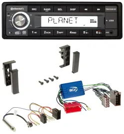 Continental USB 1DIN AUX DAB MP3 Autoradio für Audi A2 A3 8L A4 B5 A6 C5 Aktivsy
