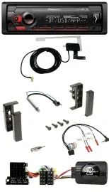 Pioneer DAB USB Lenkrad Bluetooth Autoradio für Audi A2 A3 A4 A6 1999-2000