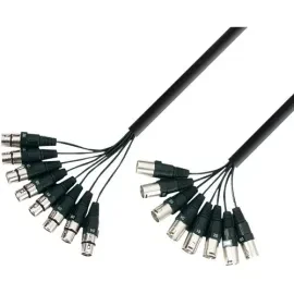Adam Hall 3 STAR LOOM 8 MF 0300 Studio Loom Kabel 8 XLR Female / Male 3m Neu