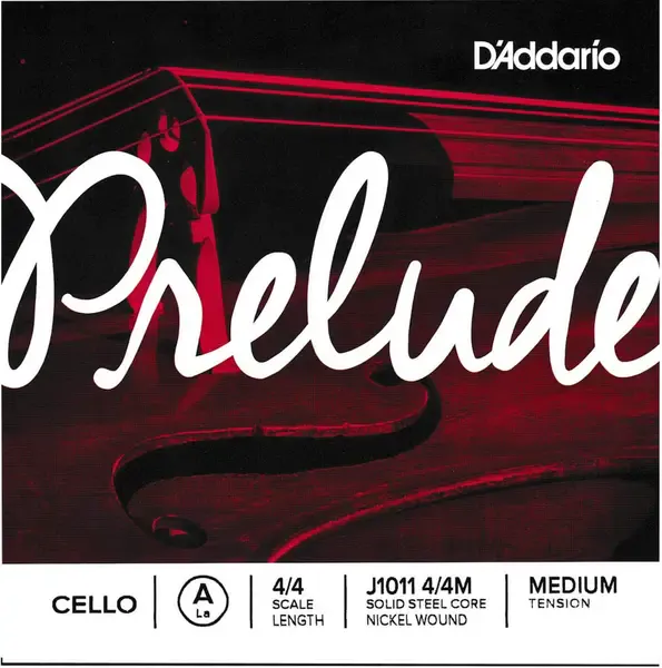 Струна для виолончели D'Addario Prelude J1011 4/4M,  A