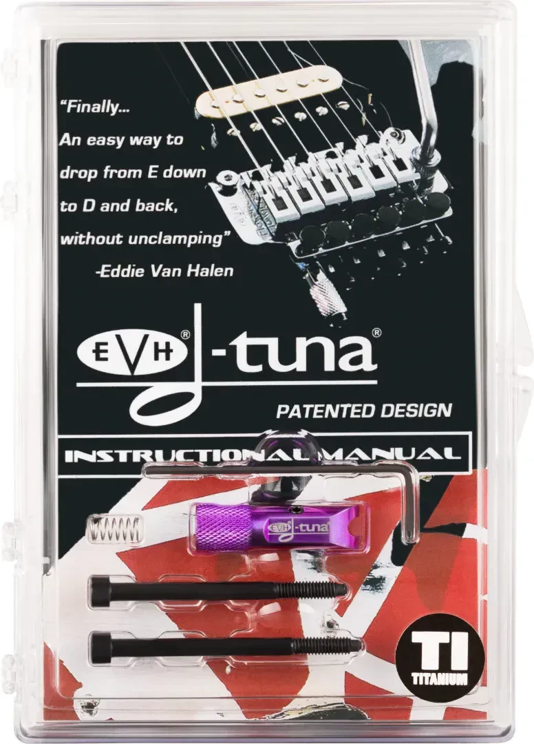 EVH® D-Tuna® Titanium, Purple Model # 5551121464 - Change to Drop D in second