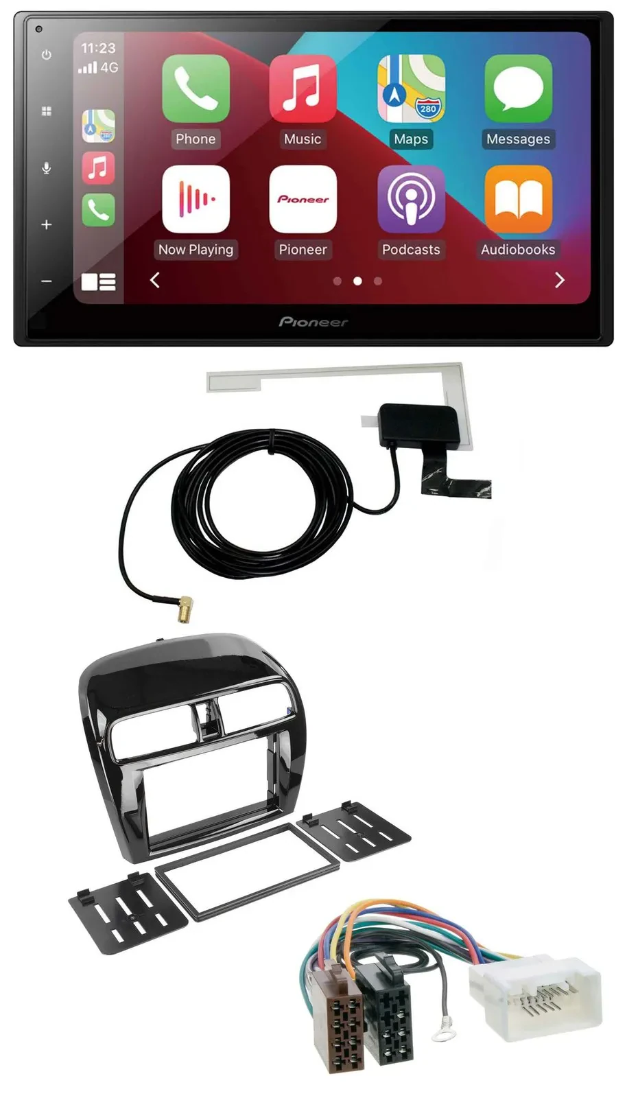 Pioneer USB Bluetooth DAB MP3 2DIN Autoradio für Mitsubishi SpaceStar Mirage ab