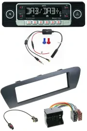 Dietz MP3 DAB Bluetooth USB Autoradio für Renault Scenic (ab 12) - grau