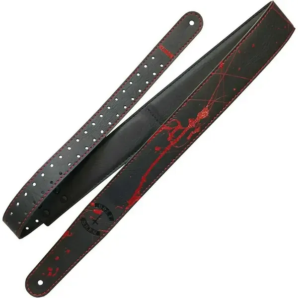 Ремень для гитары RICHTER Gary Holt Artist Series 1576GH-II Black/Red