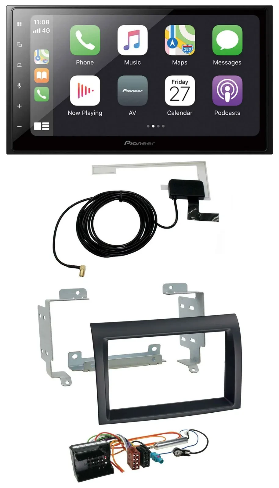 Pioneer USB MP3 2DIN Bluetooth DAB Autoradio für Citroen Jumper Profi 06-11