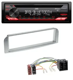 JVC CD DAB USB Bluetooth MP3 Autoradio für Alfa Romeo 147, GT - silbergrau