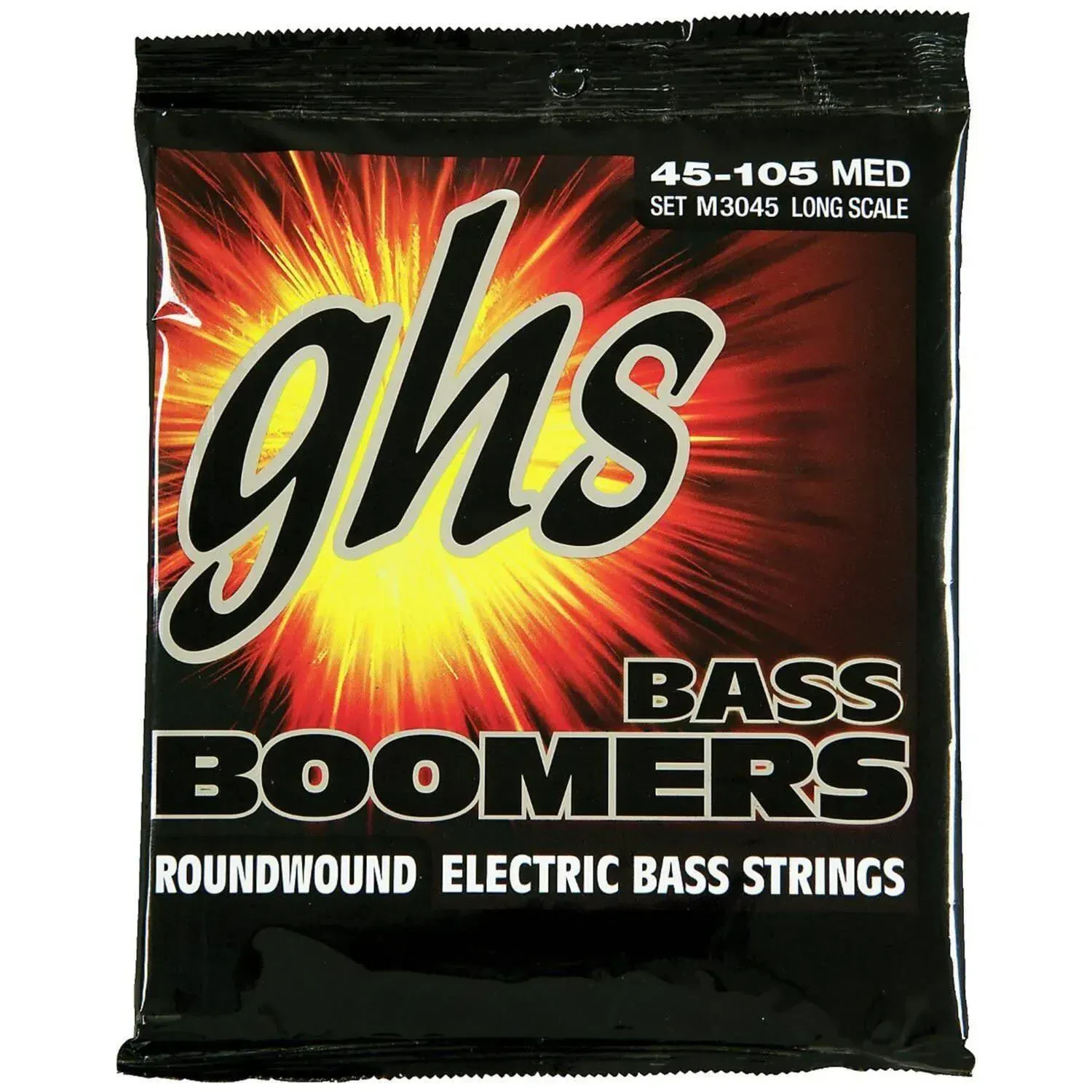 Струны для бас-гитары GHS M3045 Bass Boomers Medium 45-105