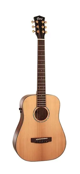 Электроакустическая гитара Cort Gold-mini-F Dreadnought Natural