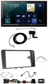 Pioneer 2DIN DAB USB Lenkrad Bluetooth Autoradio für Audi A3 8P 2003-2012 Aktivs