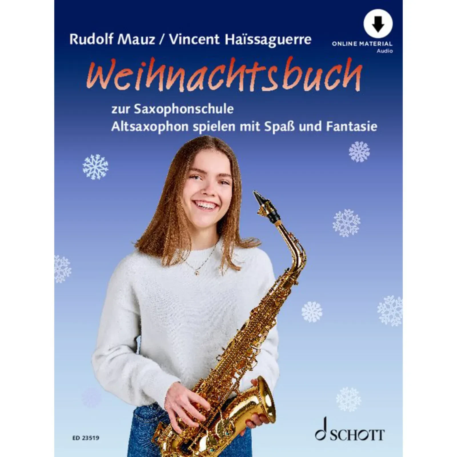 Учебное пособие Schott Music Weihnachtsbuch Zur Saxophonschule