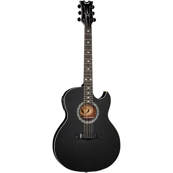 Электроакустическая гитара Dean Exhibition Acoustic-Electric Guitar Black Satin